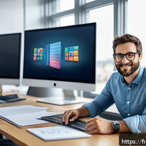 Home 30 애니메이션 기획사로 전향한 디자이너 인터뷰 - A professional animation project manager in a modern French office, collaborating with a diverse cre...